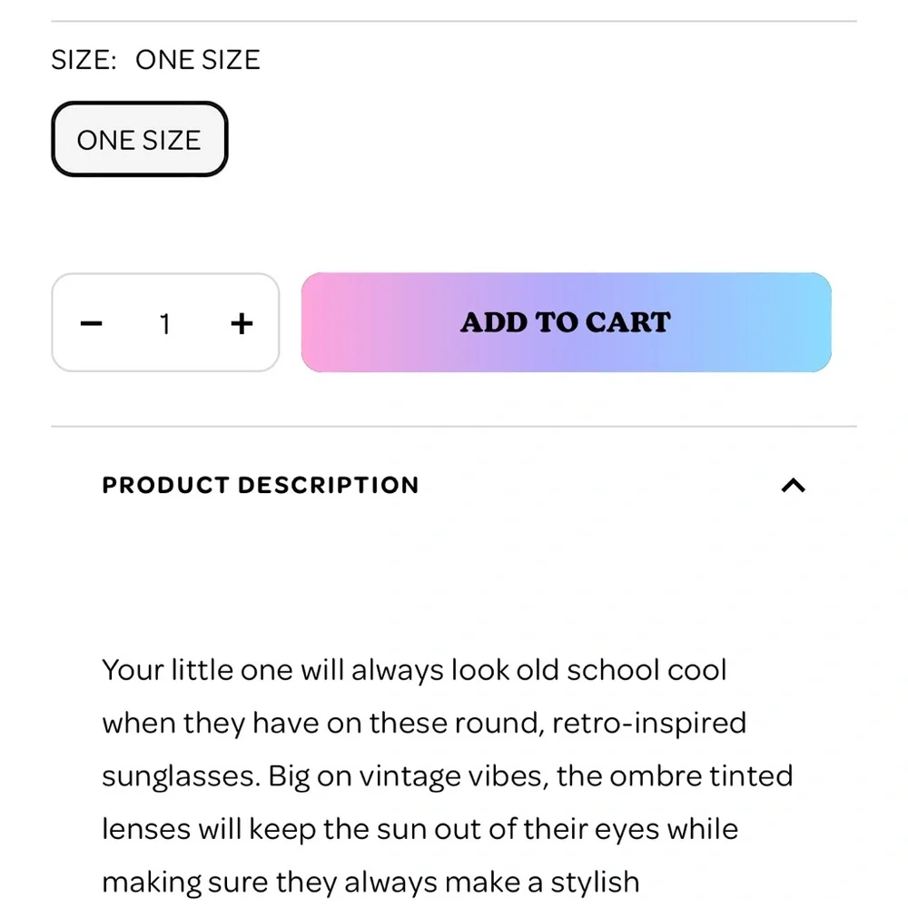 Milk x Soda Leon blue kids sunglasses